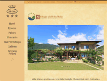 Tablet Screenshot of hotelvillaselene.com